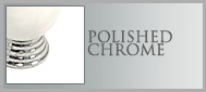 Cal Crystal Decorative Cabinet Hardware Knobs, Pulls, and Switchplates - Polished Chrome